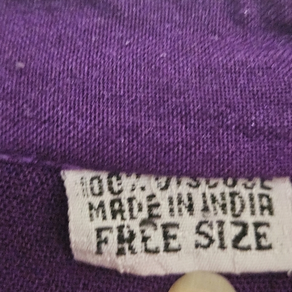 Embroidered pamcho tiedye coastal style one size 100% viscose - Picture 4 of 14